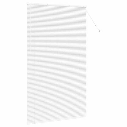 Raam Blind met gordijnen Anders Wit 80 x 130 cm Aluminium
