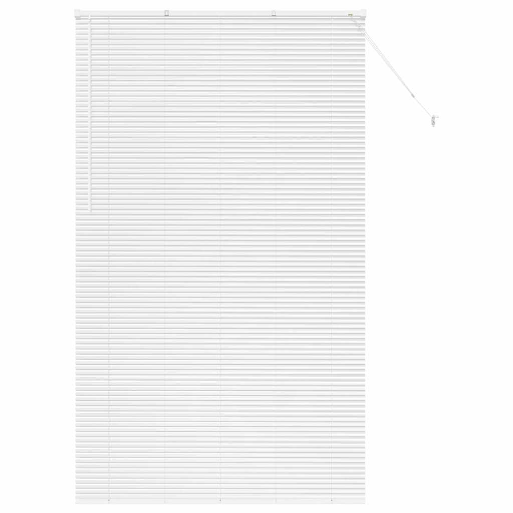 Raam Blind met gordijnen Anders Wit 80 x 130 cm Aluminium