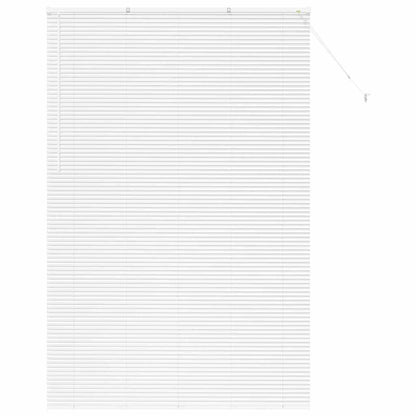 Raam Blind met gordijnen Anders Wit 140 x 220 cm Aluminium