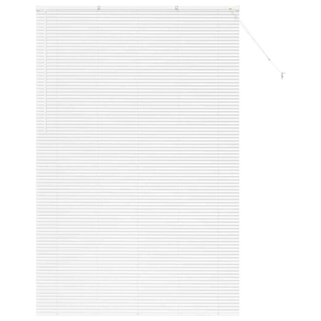 Raam Blind met gordijnen Anders Wit 150 x 220 cm Aluminium