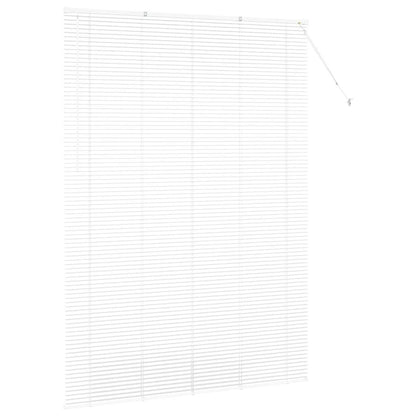 Raam Blind met gordijnen Anders Wit 155 x 220 cm Aluminium