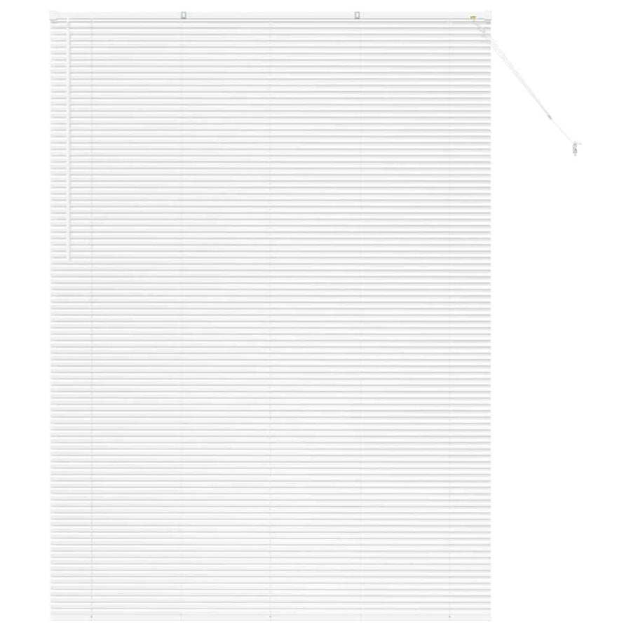Raam Blind met gordijnen Anders Wit 155 x 220 cm Aluminium