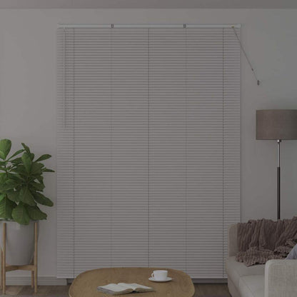 Raam Blind met gordijnen Anders Wit 160 x 220 cm Aluminium
