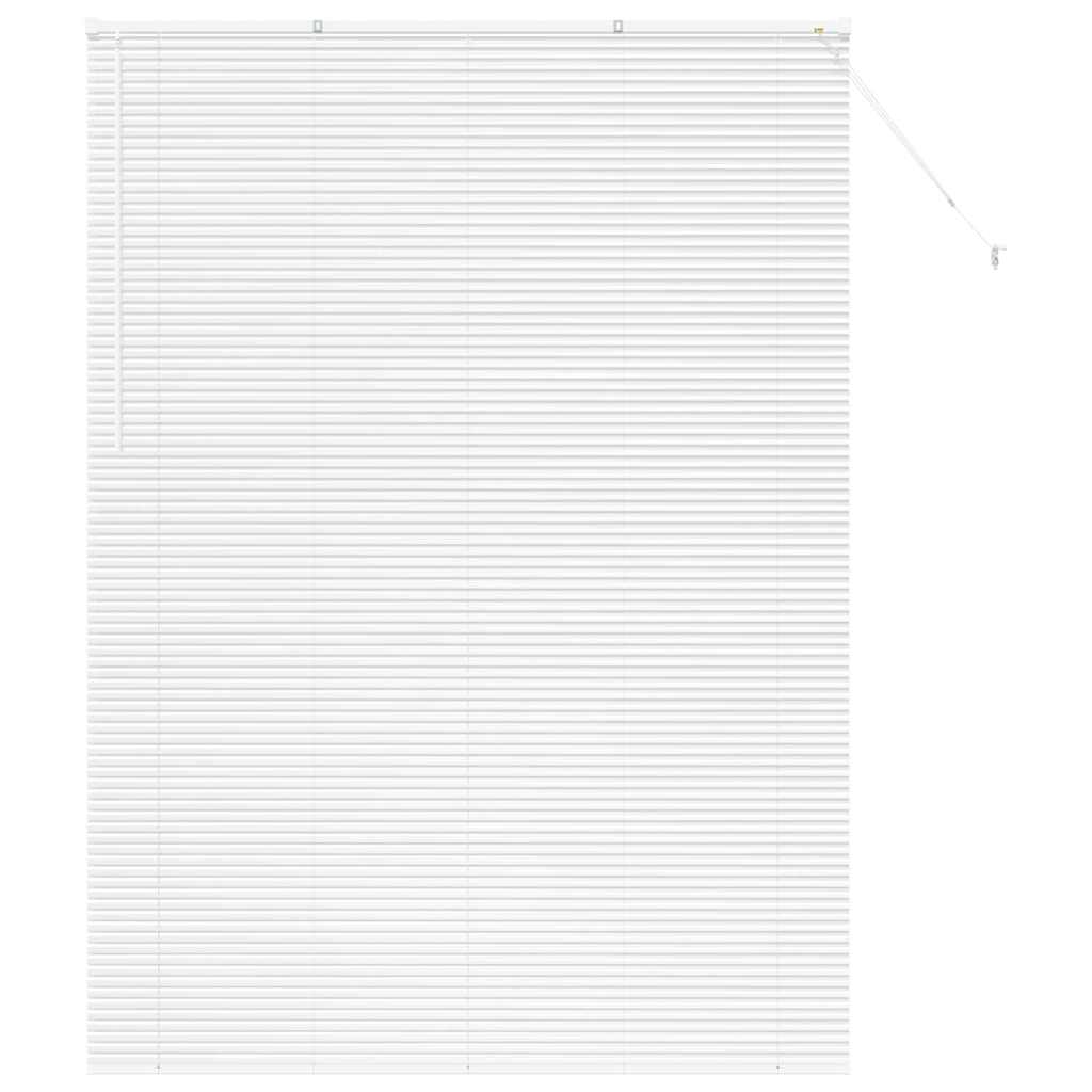 Raam Blind met gordijnen Anders Wit 160 x 220 cm Aluminium