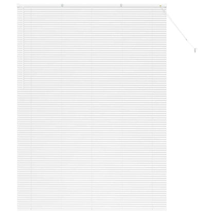 Raam Blind met gordijnen Anders Wit 160 x 220 cm Aluminium