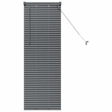 Raam Blind met gordijnen Anders Donkergrijs 80 x 130 cm Aluminium