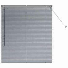 Raam Blind met gordijnen Anders Donkergrijs 80 x 130 cm Aluminium