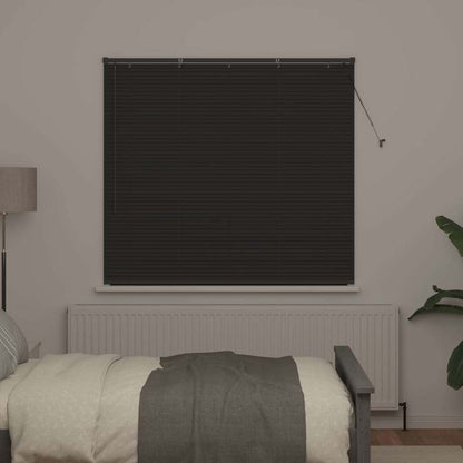 Raam Blind met gordijnen Anders Donkergrijs 80 x 130 cm Aluminium