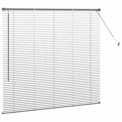 Raam Blind met gordijnen Anders Donkergrijs 80 x 130 cm Aluminium