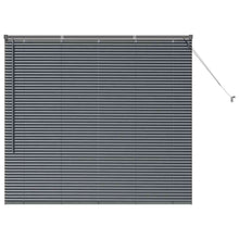 Raam Blind met gordijnen Anders Donkergrijs 80 x 130 cm Aluminium