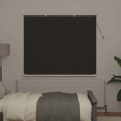 Raam Blind met gordijnen Anders Donkergrijs 80 x 130 cm Aluminium