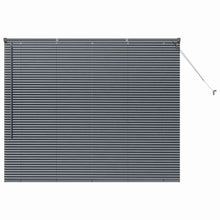 Raam Blind met gordijnen Anders Donkergrijs 80 x 130 cm Aluminium