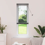 Venetiaanse jaloezieën 175x40 cm aluminium donkergrijs