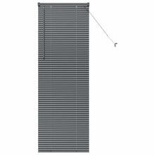 Raam Blind met gordijnen Anders Donkergrijs 80 x 130 cm Aluminium