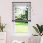 Venetian Blinds Dark Grey 175 x 70 cm Aluminium