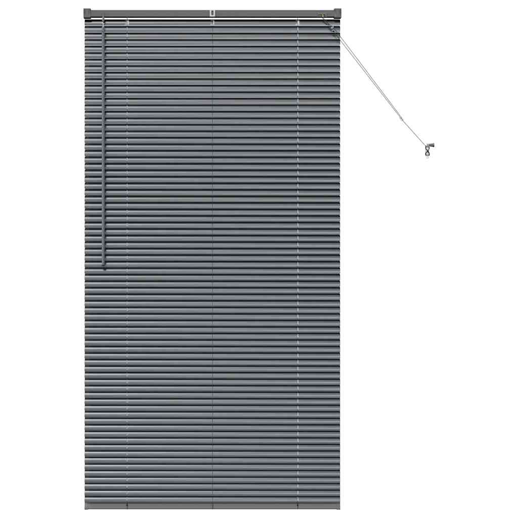 Raam Blind met gordijnen Anders Donkergrijs 85 x 175 cm Aluminium