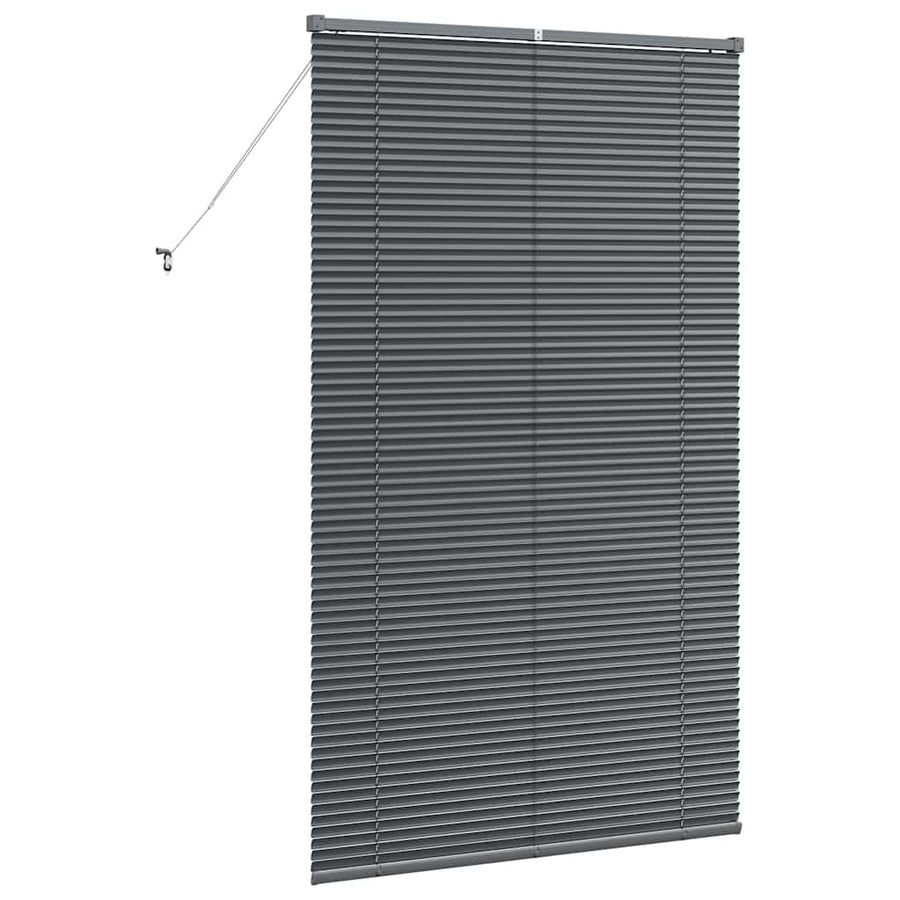 Raam Blind met gordijnen Anders Donkergrijs 100 x 175 cm Aluminium