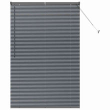Raam Blind met gordijnen Anders Donkergrijs 120 x 175 cm Aluminium