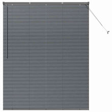 Raam Blind met gordijnen Anders Donkergrijs 140 x 175 cm Aluminium