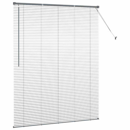 Raam Blind met gordijnen Anders Donkergrijs 80 x 130 cm Aluminium