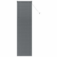 Raam Blind met gordijnen Anders Donkergrijs 80 x 130 cm Aluminium