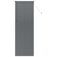 Raam Blind met gordijnen Anders Donkergrijs 80 x 130 cm Aluminium