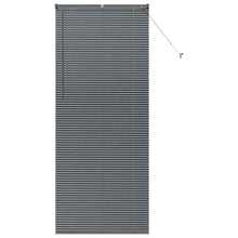 Raam Blind met gordijnen Anders Donkergrijs 80 x 130 cm Aluminium