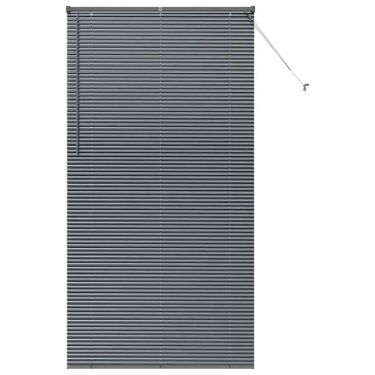 Raam Blind met gordijnen Anders Donkergrijs 110 x 220 cm Aluminium