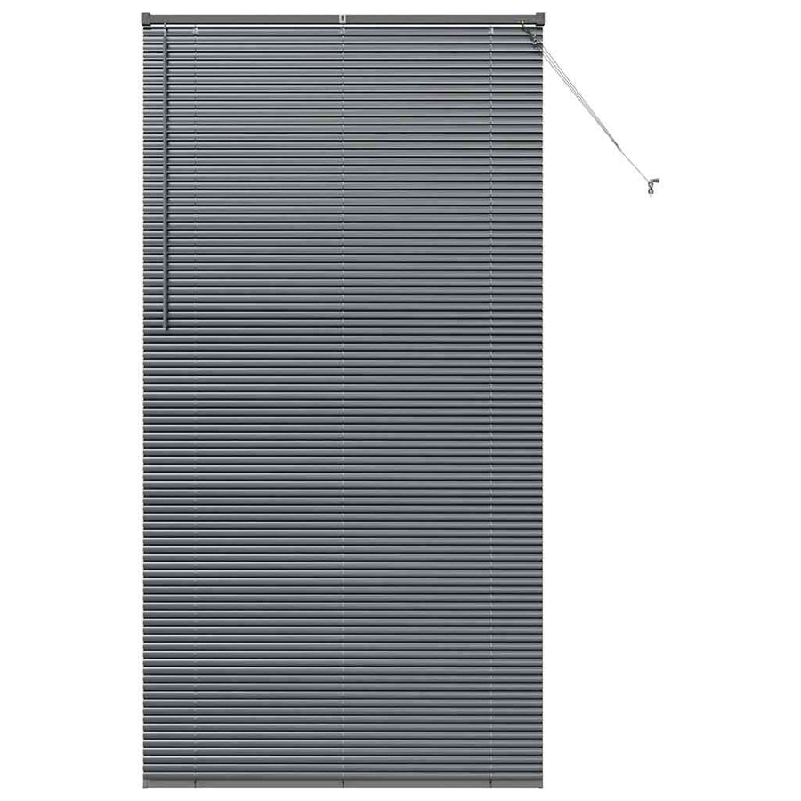 Raam Blind met gordijnen Anders Donkergrijs 110 x 220 cm Aluminium