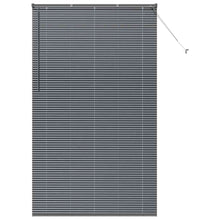 Raam Blind met gordijnen Anders Donkergrijs 80 x 130 cm Aluminium