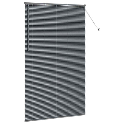 Raam Blind met gordijnen Anders Donkergrijs 135 x 220 cm Aluminium