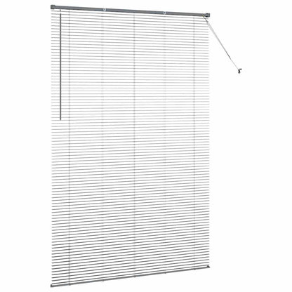 Raam Blind met gordijnen Anders Donkergrijs 150 x 220 cm Aluminium