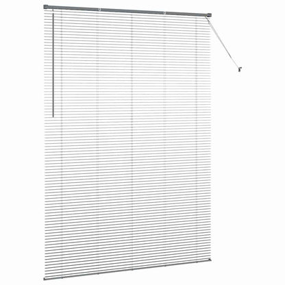 Raam Blind met gordijnen Anders Donkergrijs 155 x 220 cm Aluminium