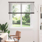 Venetian Blinds Black 130 x 135 cm Aluminium