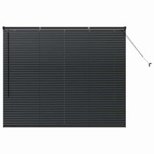 Raam Blind met gordijnen Anders Zwart 80 x 130 cm Aluminium