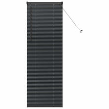 Raam Blind met gordijnen Anders Zwart 80 x 130 cm Aluminium
