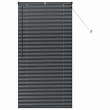 Raam Blind met gordijnen Anders Zwart 85 x 175 cm Aluminium
