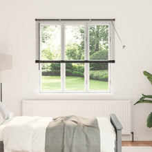 Raam Blind met gordijnen Anders Zwart 140 x 175 cm Aluminium