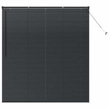 Raam Blind met gordijnen Anders Zwart 160 x 175 cm Aluminium