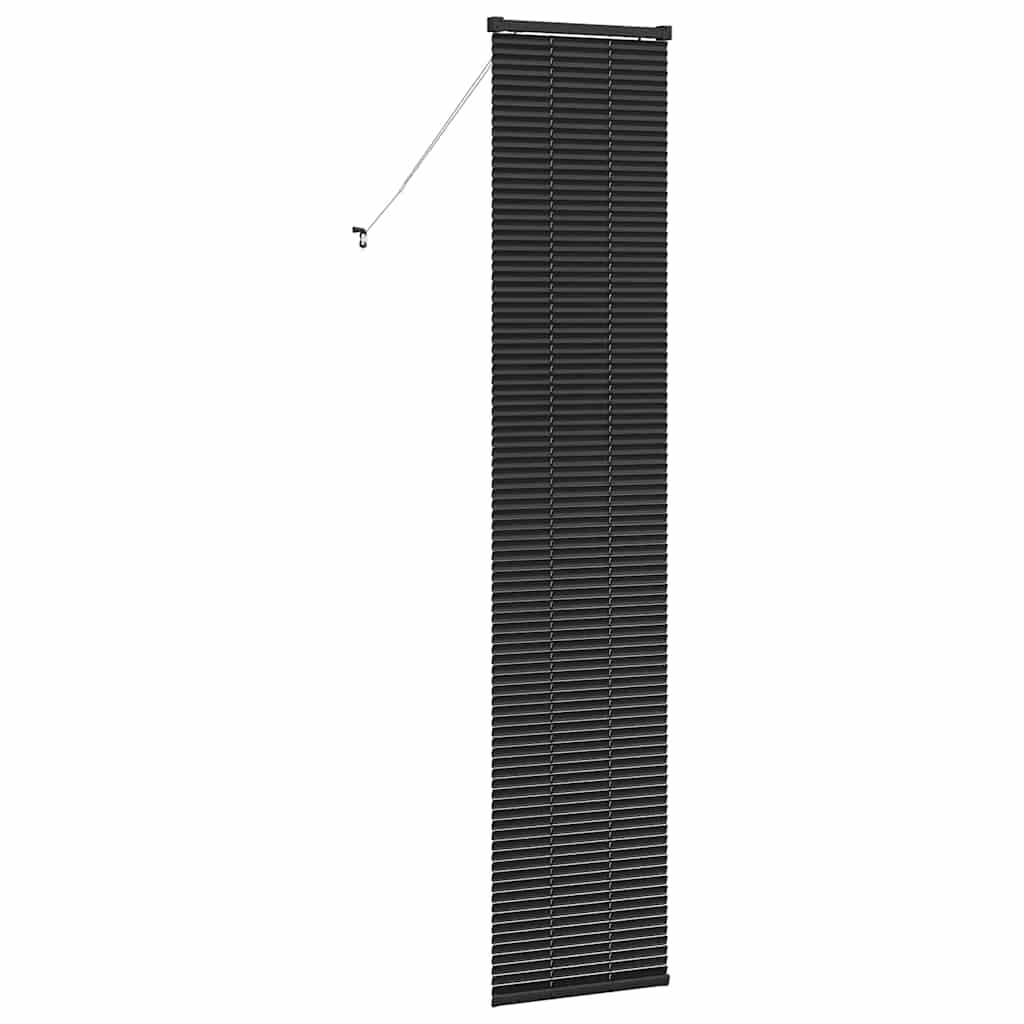 Raam Blind met gordijnen Anders Zwart 40 x 220 cm Aluminium