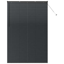 Raam Blind met gordijnen Anders Zwart 80 x 130 cm Aluminium