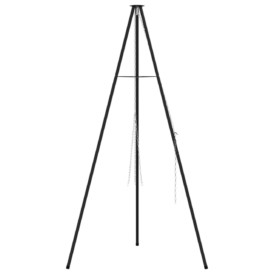 Kampvuur tripod Zwart 92 x 92 x 151,5 cm Staal