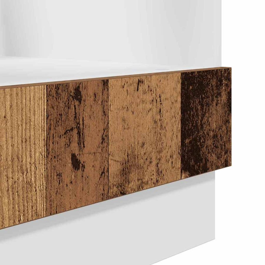 Hangkast met opslag Oudhout 60 x 46 x 81,5 cm Bewerkt hout