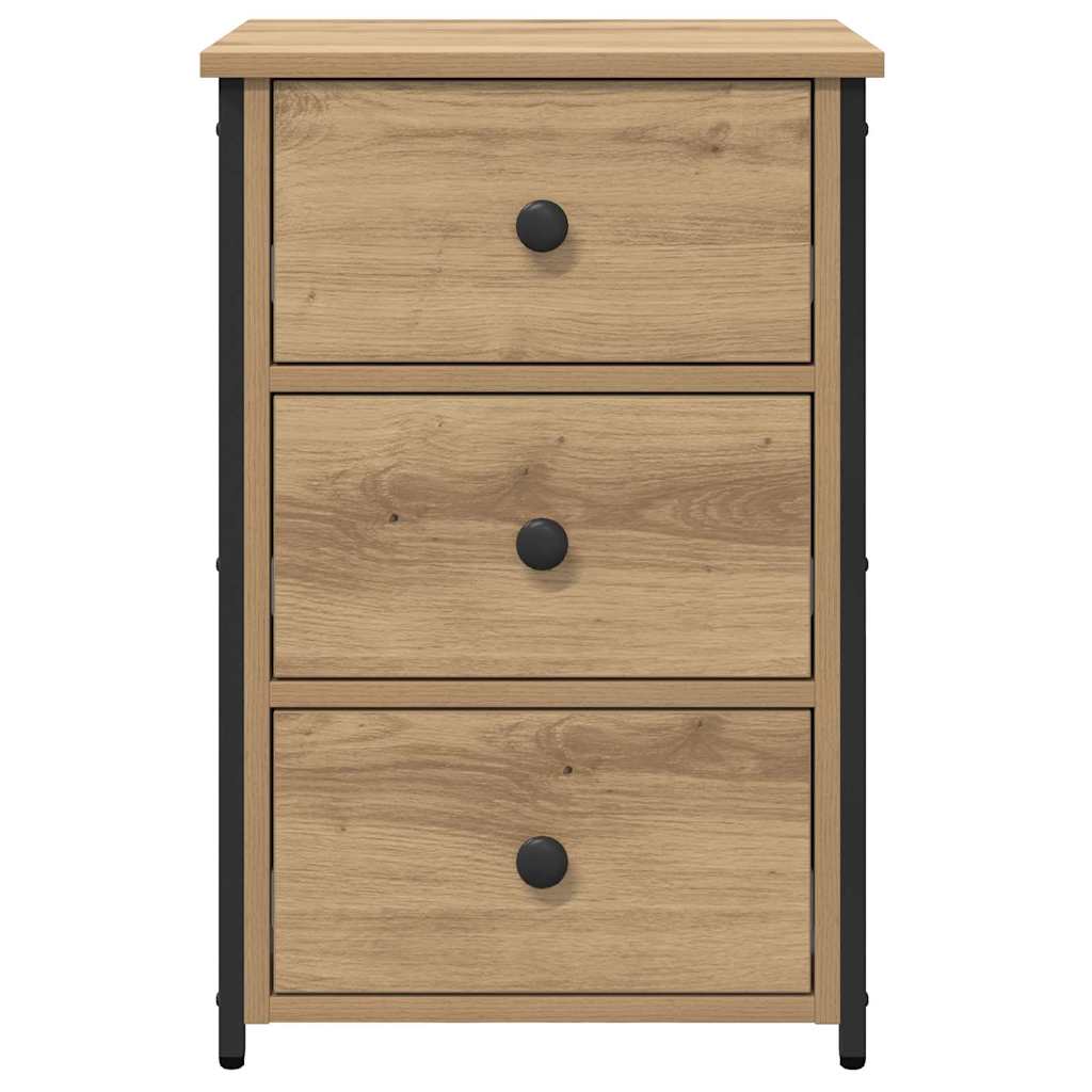Nachtkastje 2 pcs Bruin 40 x 36 x 60 cm Massief Gerecycled Hout