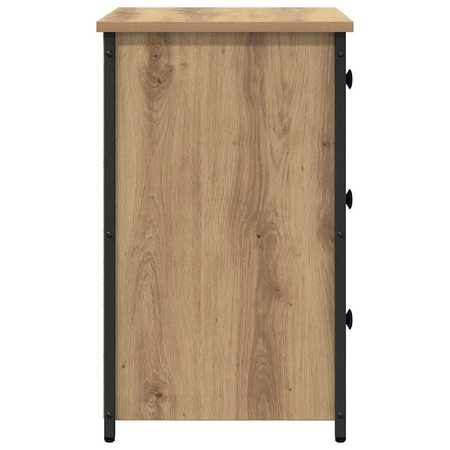 Nachtkastje 2 pcs Bruin 40 x 36 x 60 cm Massief Gerecycled Hout