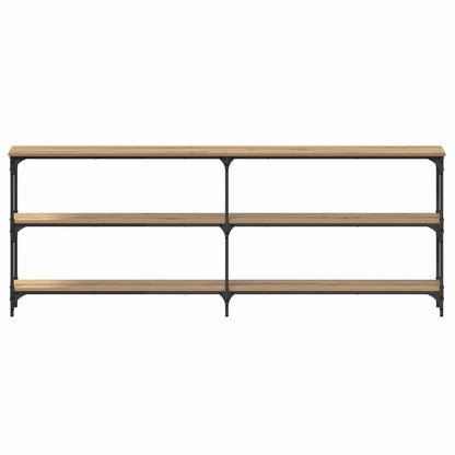 Wandtafel artisanaal eikenkleurig 200 x 29 x 75 cm