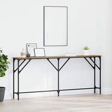 Wandtafel artisanaal eikenkleurig 180 x 23 x 75 cm