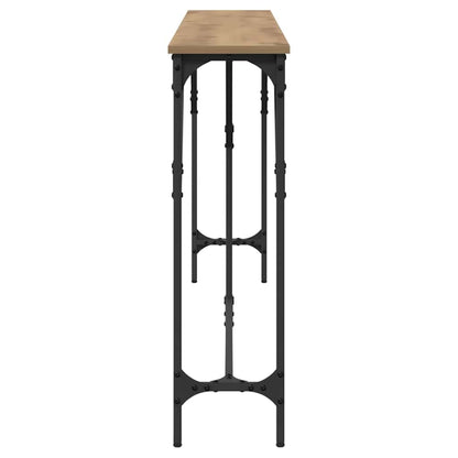 Wandtafel artisanaal eikenkleurig 180 x 23 x 75 cm