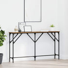 Wandtafel 140x23x75 cm oud hout metaal