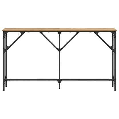 Wandtafel artisanaal eikenkleurig 140 x 23 x 75 cm